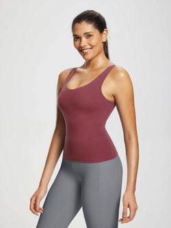 Image of Freeleaf U-Back Built-In Padded Tank Top