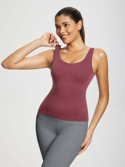 Image of Freeleaf U-Back Built-In Padded Tank Top
