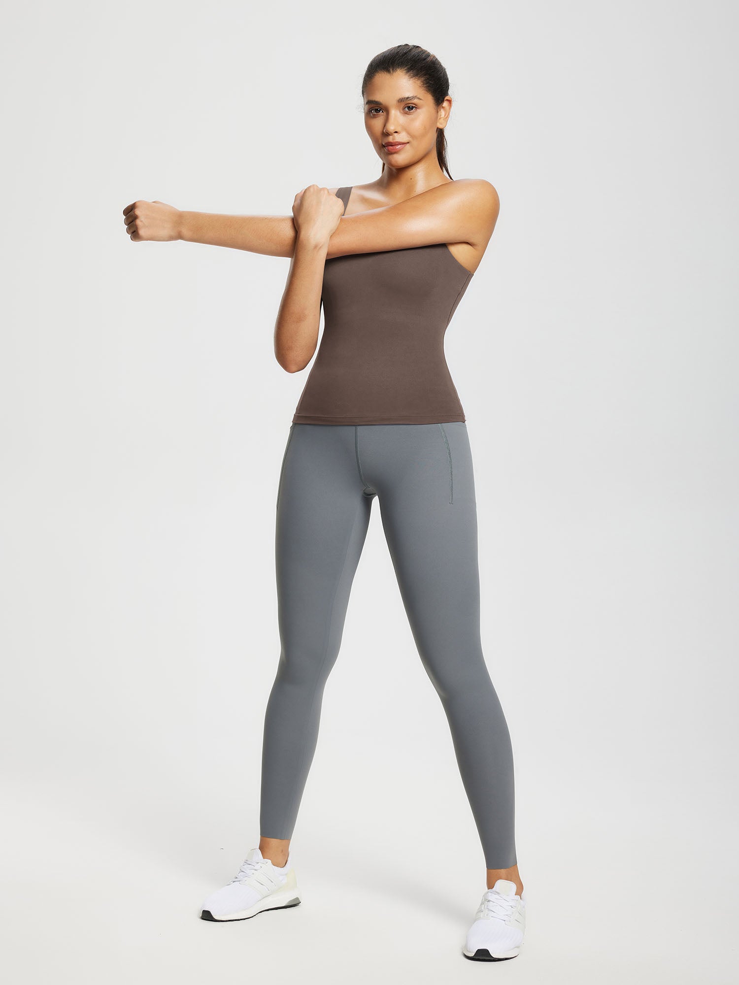 Freeleaf U-Back Built-In Padded Tank Top