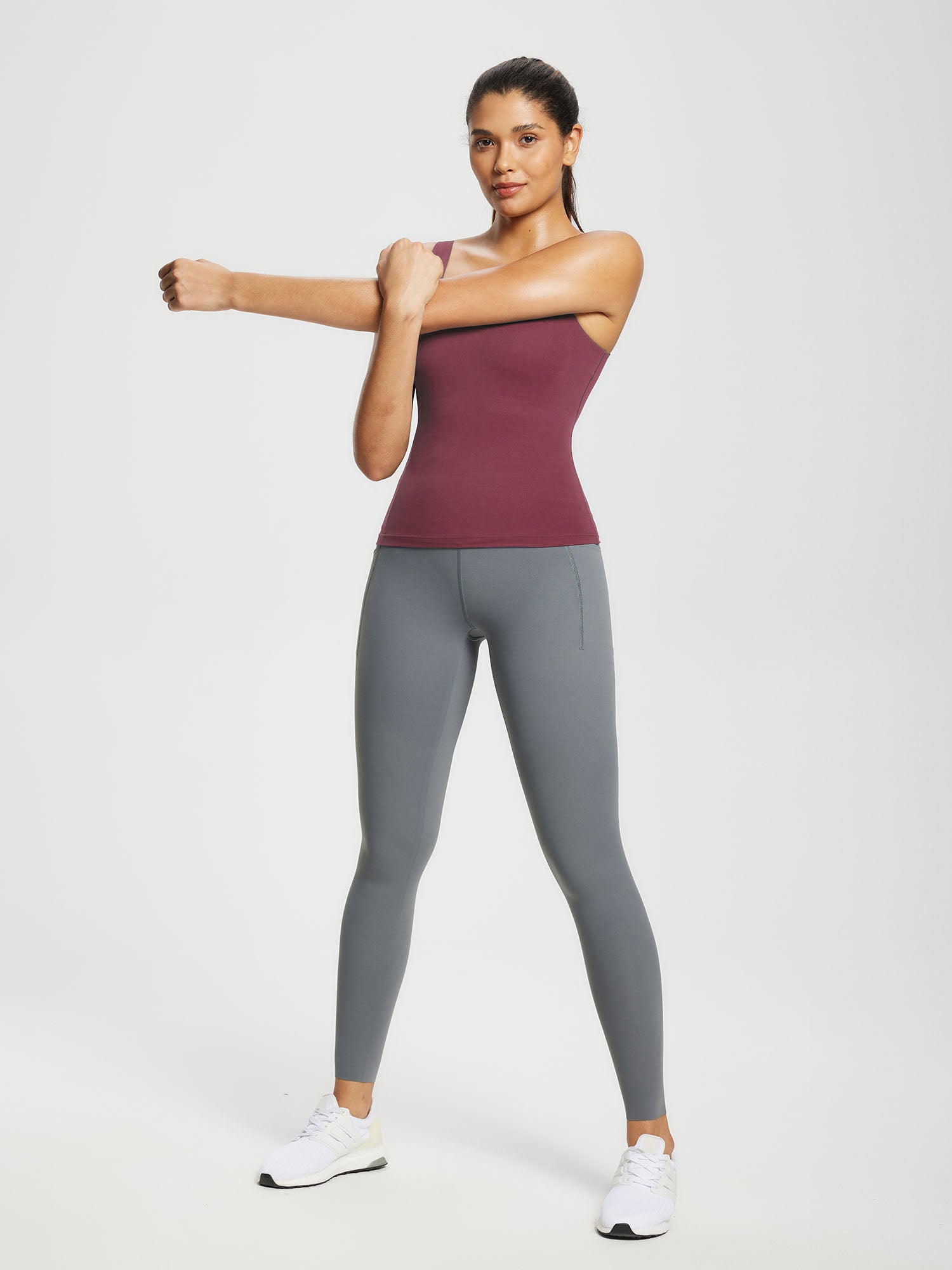 Freeleaf U-Back Built-In Padded Tank Top