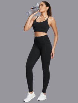 Image of Everleaf Cross-Strap Low-Impact Sports Bra
