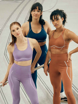 Image of Freeleaf Printed Spaghetti Strap Sports Bra