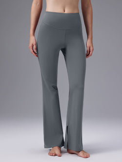 Image of Freeleaf Cozy Fleece High-Waist Flare Pocket Pants