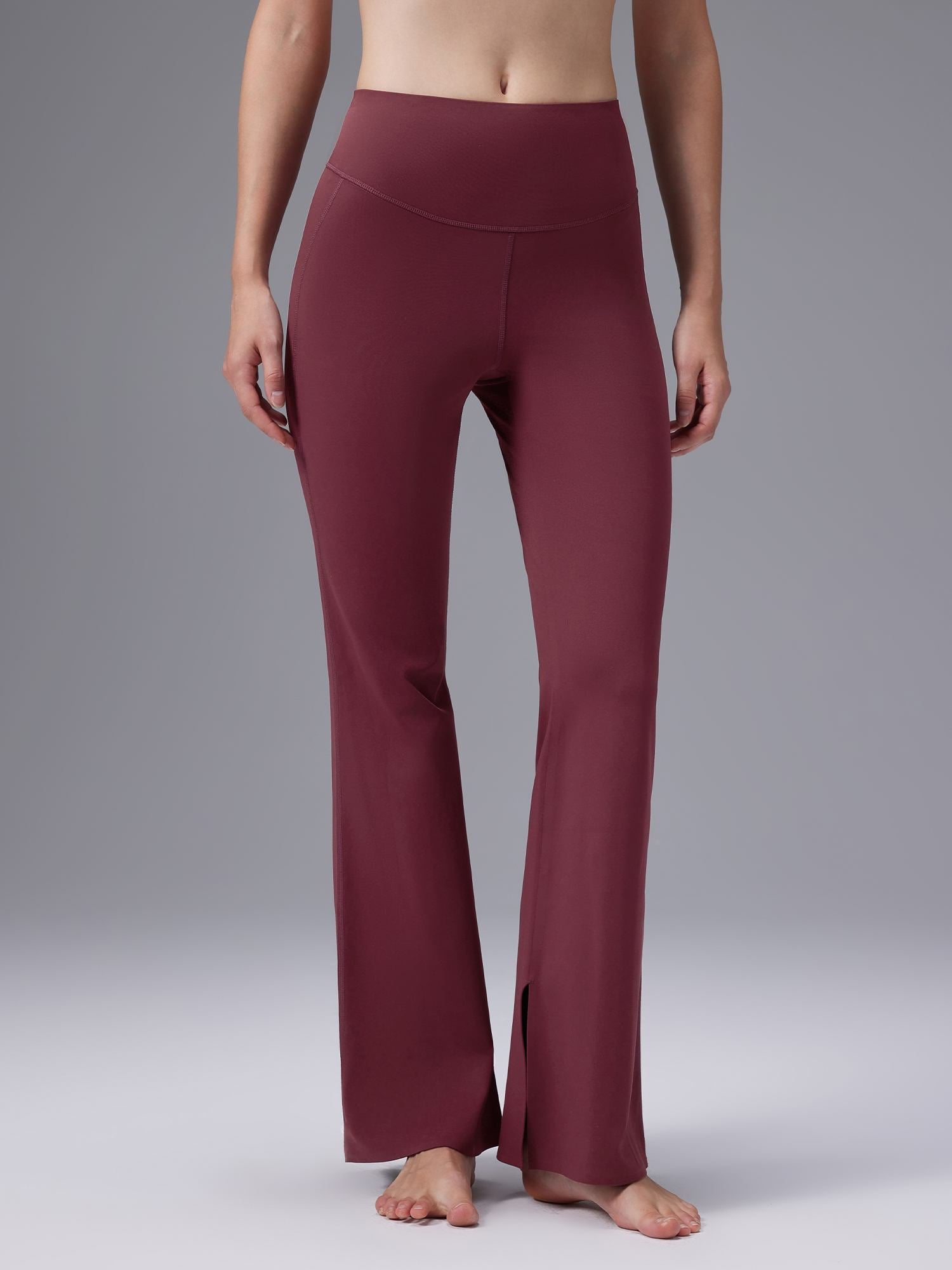 Freeleaf Cozy Fleece High-Waist Flare Pocket Pants