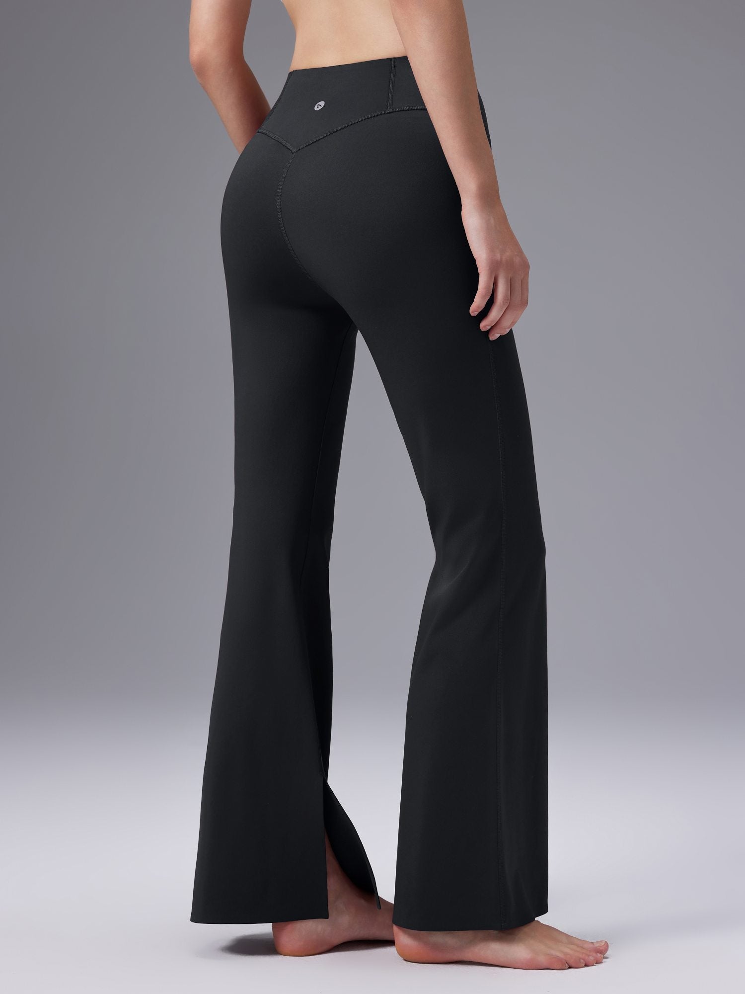 Freeleaf Cozy Fleece High-Waist Flare Pocket Pants
