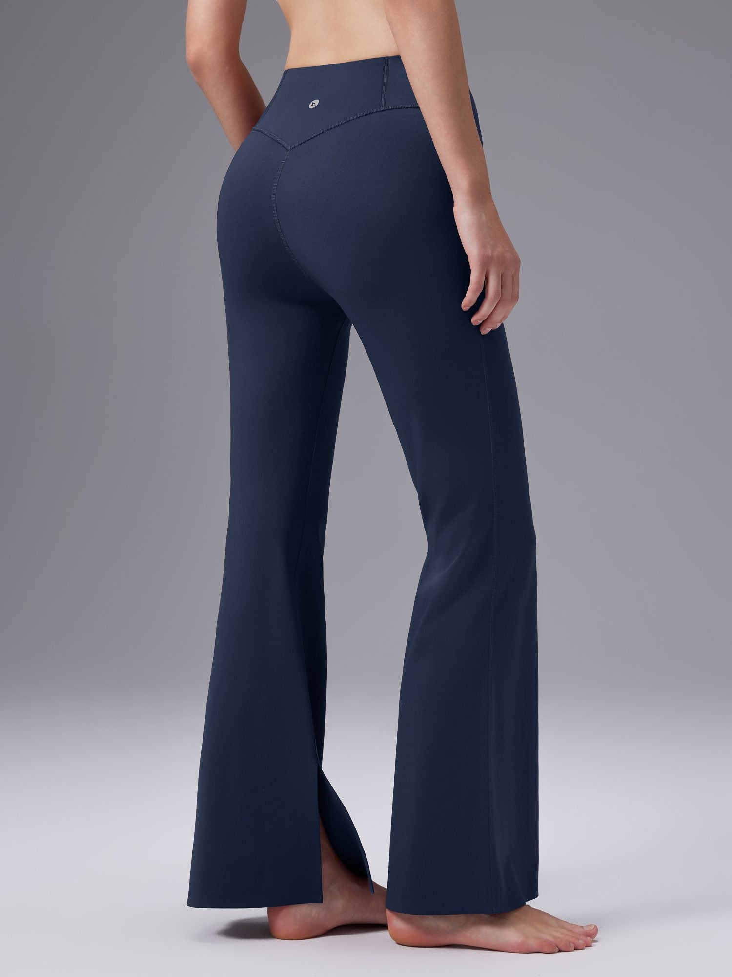 Freeleaf Cozy Fleece High-Waist Flare Pocket Pants