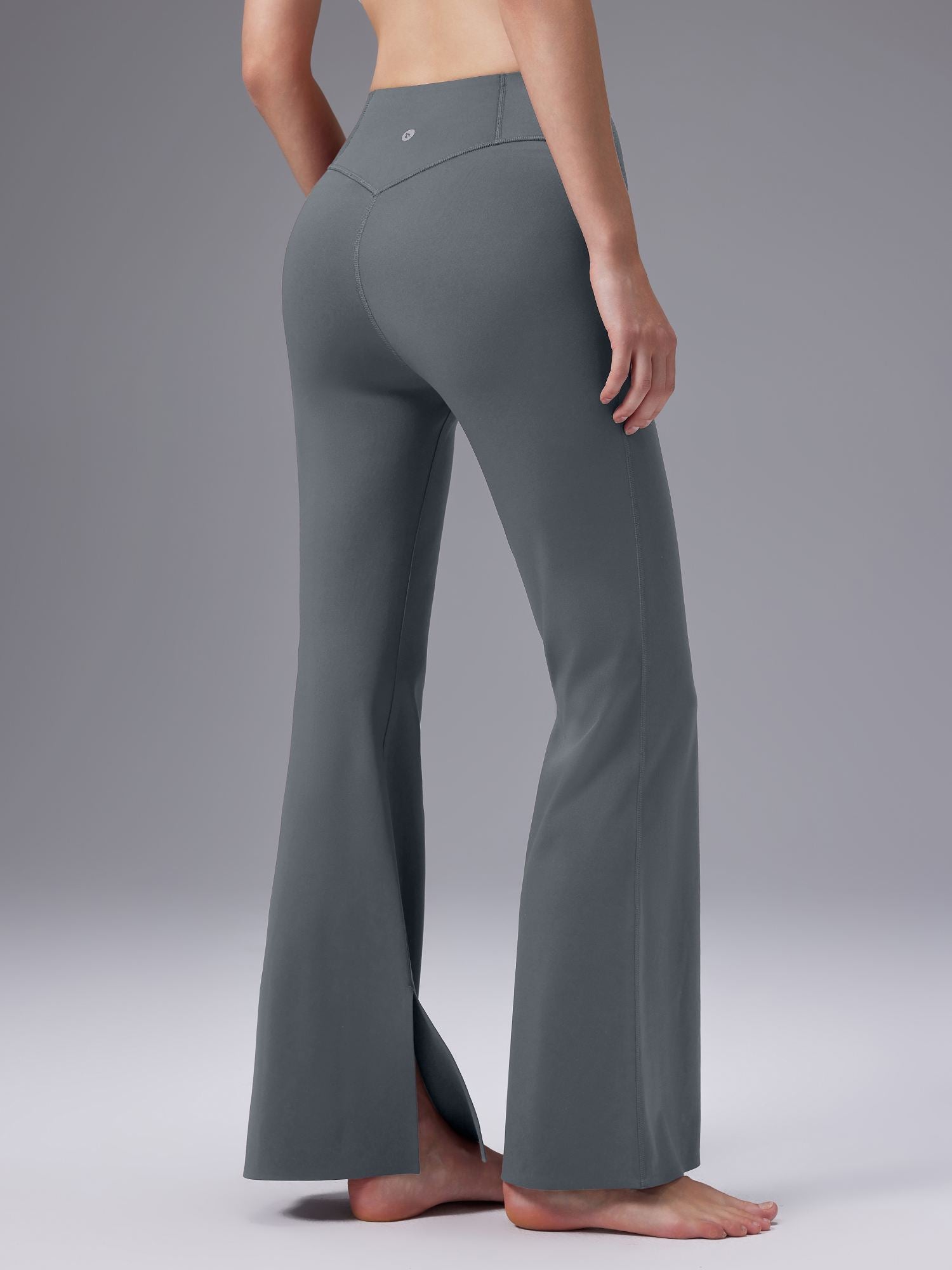 Freeleaf Cozy Fleece High-Waist Flare Pocket Pants