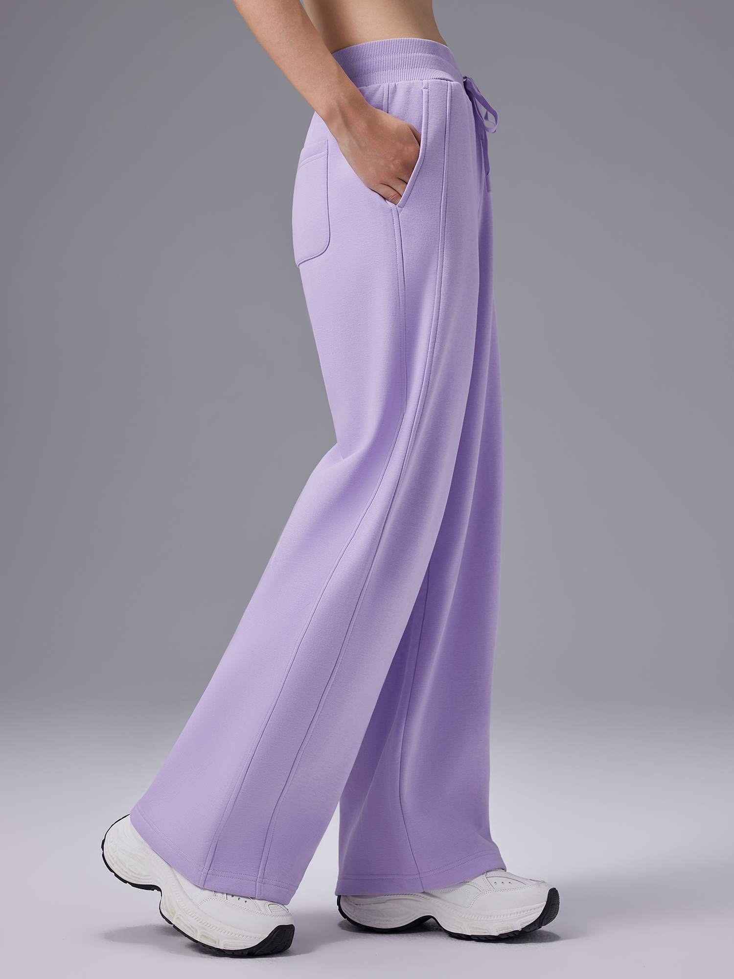 Cozy Fleece Wide-Leg Pants